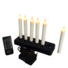 LED dinerkaars oplaadbaar 150 mm 130 uur warm wit 6 stuks met afstandsbediening