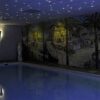 led sterrenhemel van dorsetto in zwembad