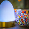 tafel lamp ei vorm dorsetto met multie color theelicht houder van dorsetto